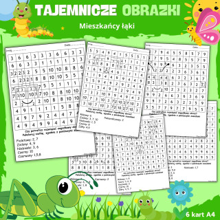 MIESZKAŃCY ŁĄKI - tajemnicze obrazki
