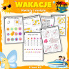 Wakacje - Kwiaty i motyle