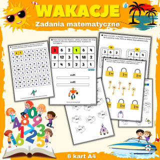 Wakacje - Zadania matematyczne