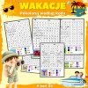Wakacje - Pokoloruj według kodu