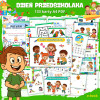 Zestaw DZIEŃ PRZEDSZKOLAKA – karty pracy i zabawy do druku dla dzieci