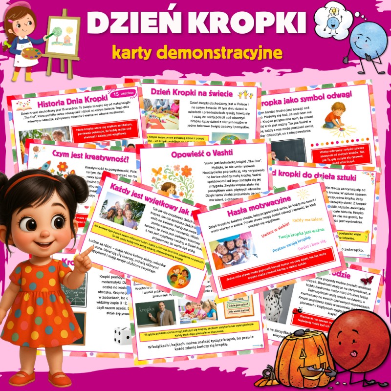Dzień Kropki Karty Pracy- Owca Balbinka