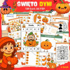 Święto Dyni – karty pracy i zabawy do druku dla przedszkola 🎃