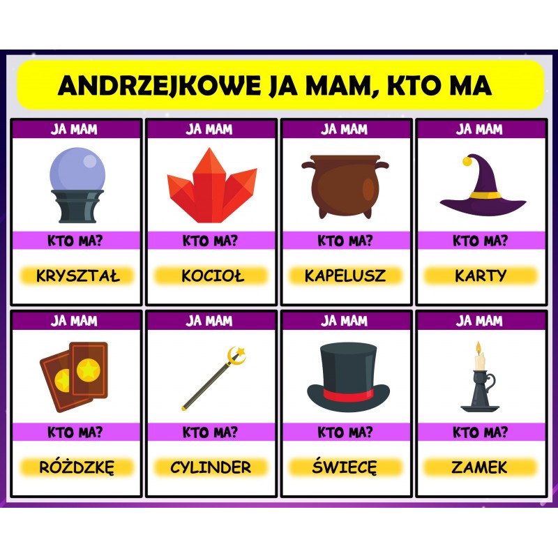 Andrzejki Karty Pracy – Owca Balbinka