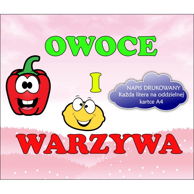 Owoce I Warzywa Karty Pracy – Owca Balbinka