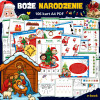 Zestaw BOŻE NARODZENIE – karty pracy i zabawy świąteczne do druku 🎄