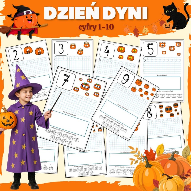 Dzień Dyni Karty Pracy – Owca Balbinka