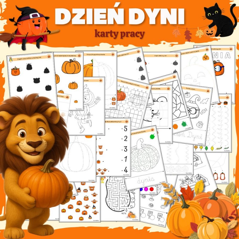 Dzień Dyni Karty Pracy – Owca Balbinka