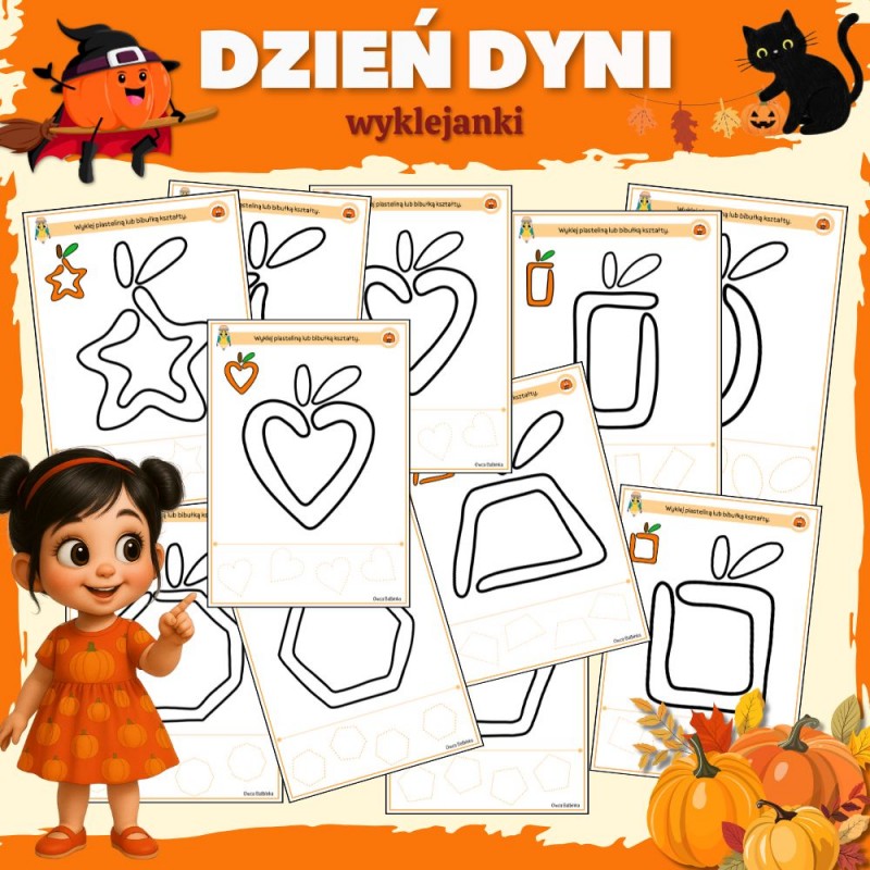 Dzień Dyni Karty Pracy – Owca Balbinka