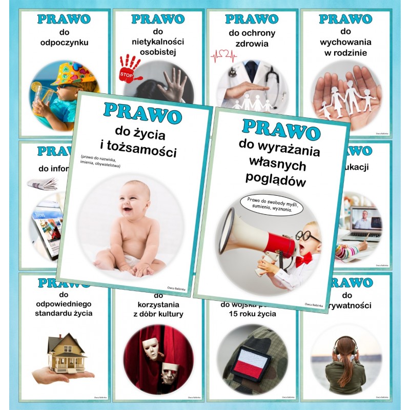 Zestaw PRAWA DZIECKA
