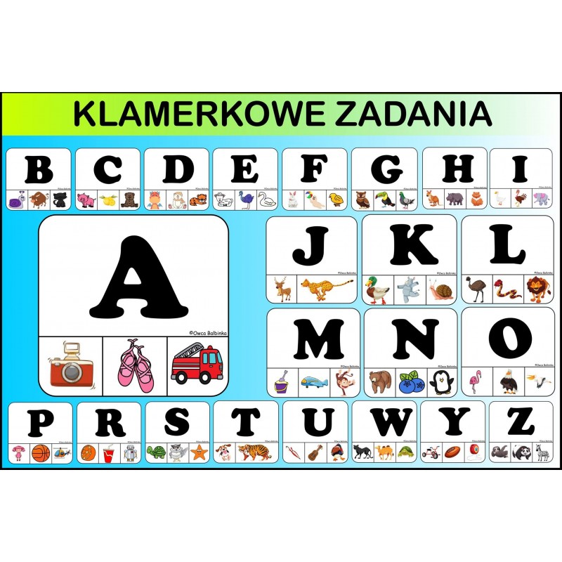 Nauka Literek Do Druku – Owca Balbinka