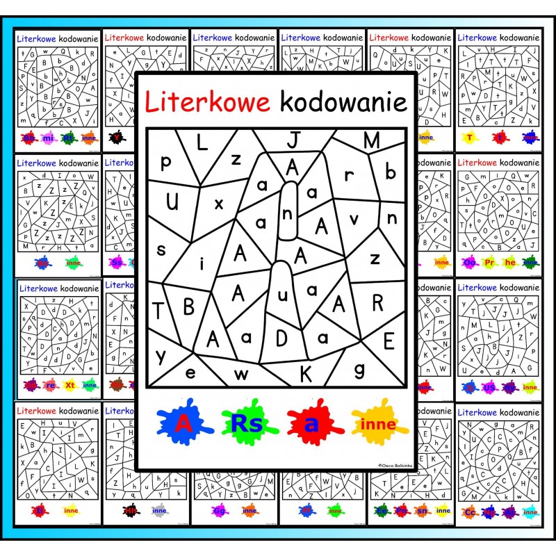 Nauka Literek Do Druku – Owca Balbinka