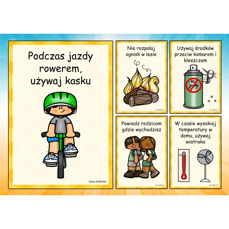 Wakacyjne Karty Pracy- Owca Balbinka