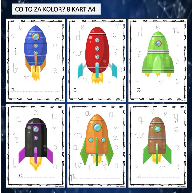 Dzień Kosmosu Karty Pracy – Owca Balbinka