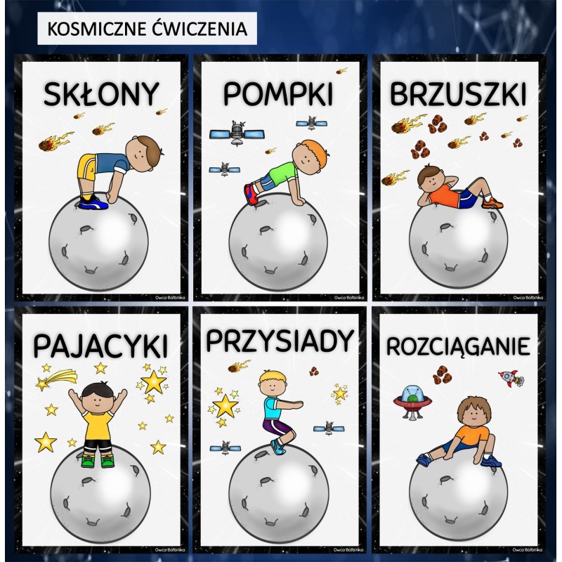 Dzień Kosmosu Karty Pracy – Owca Balbinka