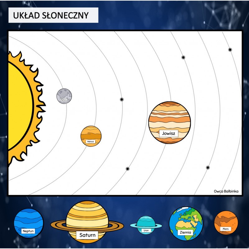 Dzień Kosmosu Karty Pracy – Owca Balbinka