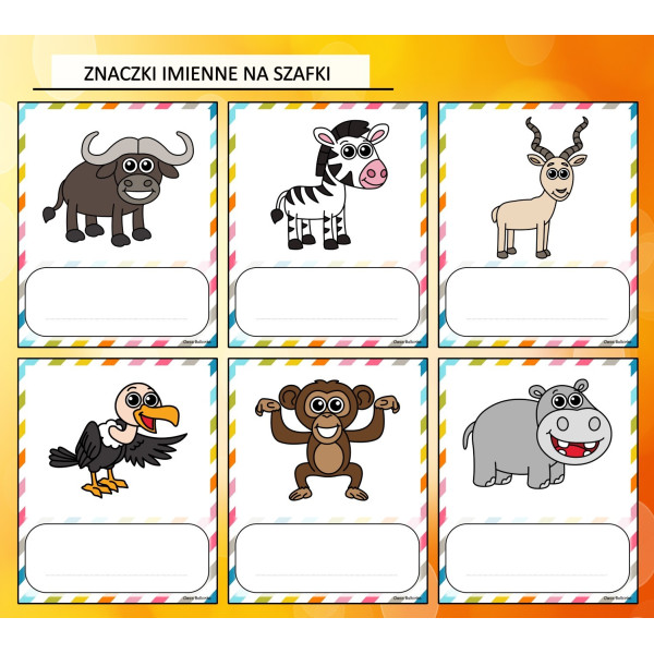 Zwierzęta w ZOO Karty Pracy- Owca Balbinka