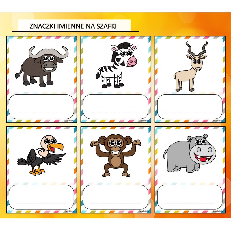 Zwierzęta w ZOO Karty Pracy- Owca Balbinka