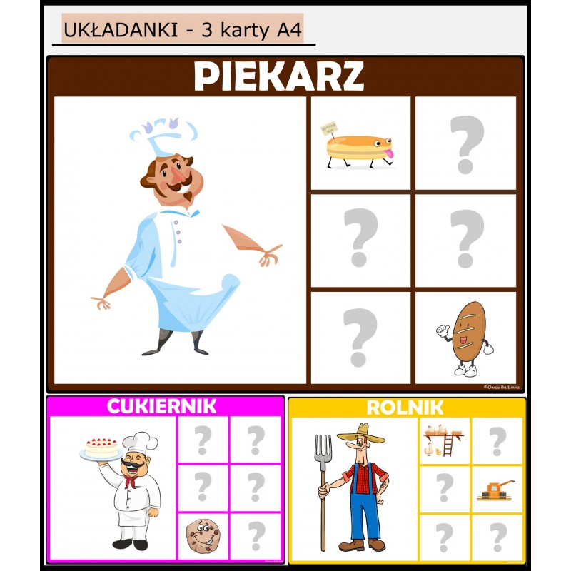 Piekarze i Cukiernicy Karty Pracy- Owca Balbinka