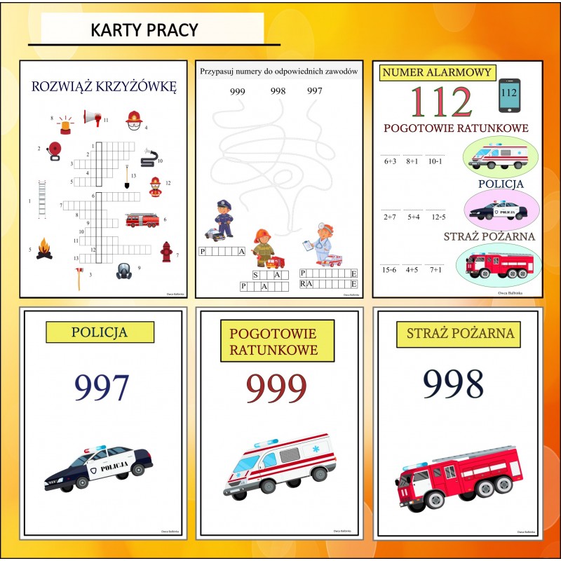 Strażak Karty Pracy – Owca Balbinka