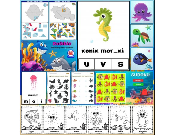 MIESZKAŃCY MÓRZ I OCEANÓW