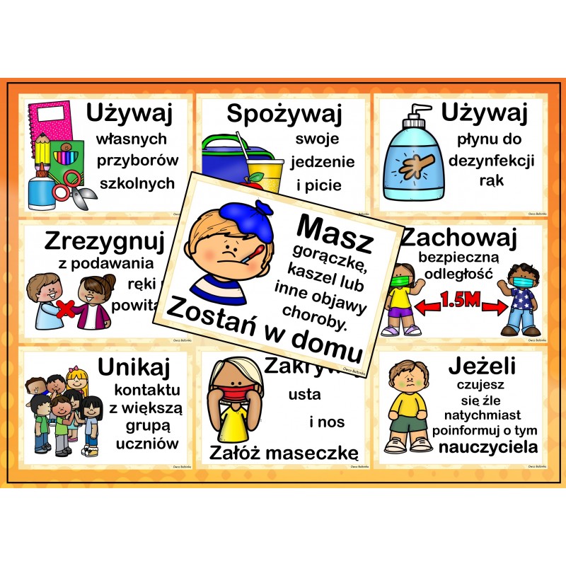 Karty Pracy Bezpieczna Szkoła- Owca Balbinka
