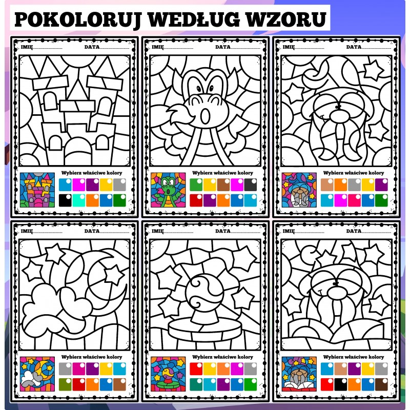 Dzień Postaci z Bajek - karty pracy – Owca Balbinka