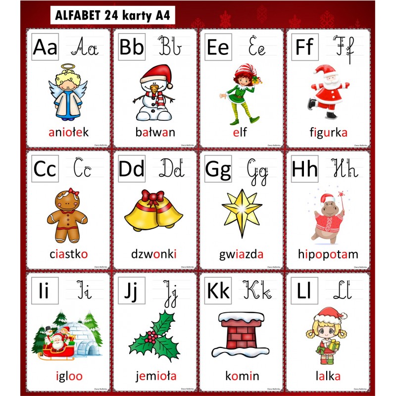 ŚWIĄTECZNY ALFABET