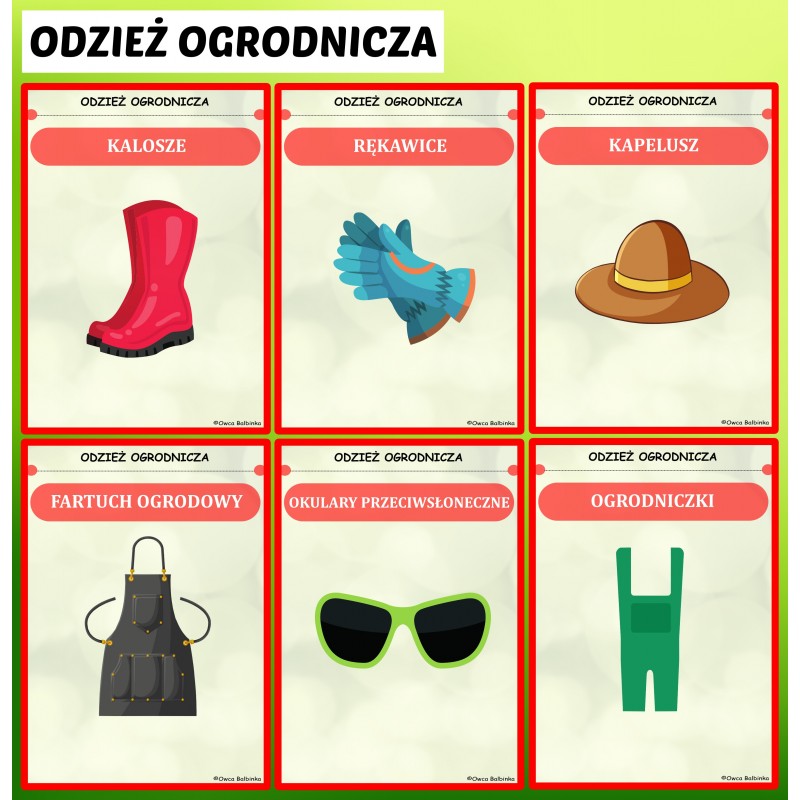 Wiosna W Ogrodzie Karty Pracy – Owca Balbinka