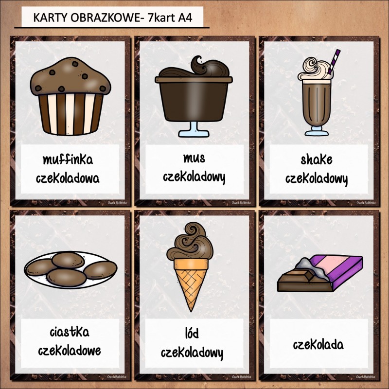 Dzień Czekolady Karty Pracy – Owca Balbinka