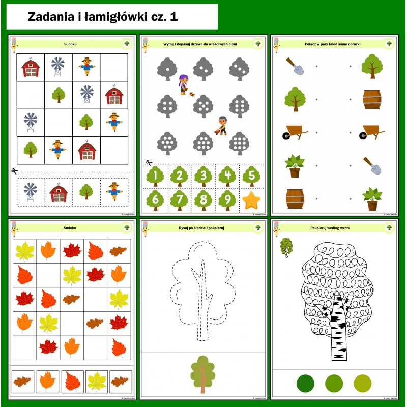 Dzień Drzewa Karty Pracy – Owca Balbinka