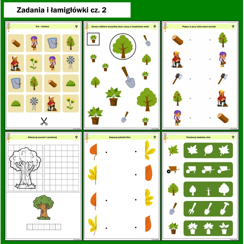 Dzień Drzewa Karty Pracy – Owca Balbinka