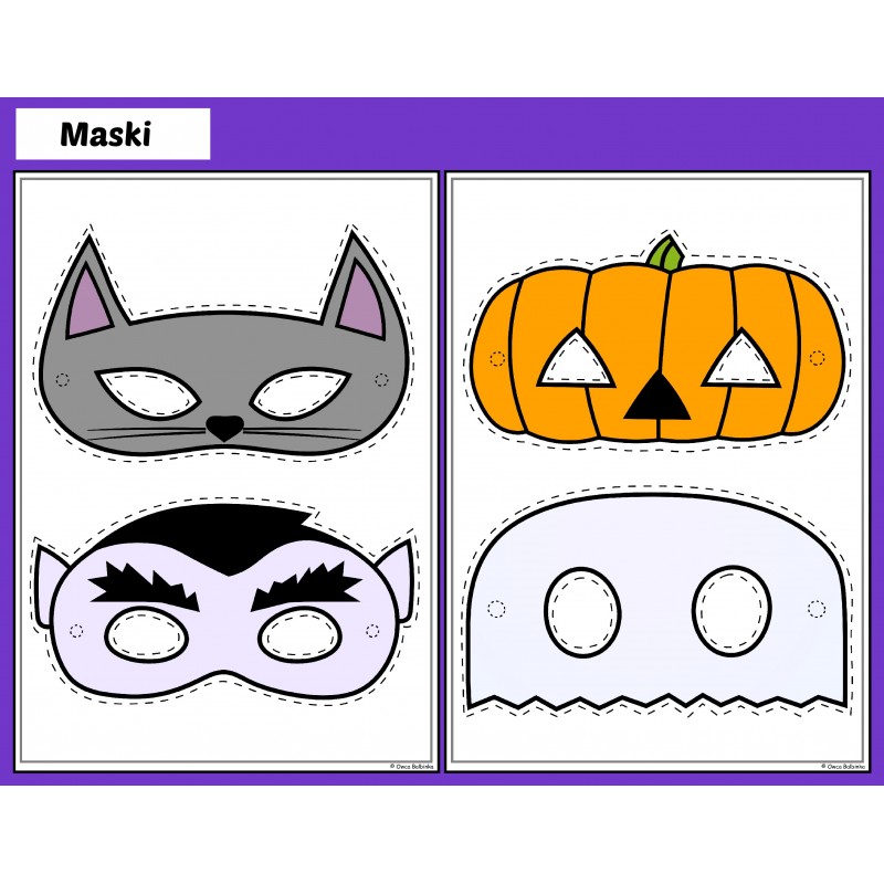 Halloween Karty Pracy – Owca Balbinka