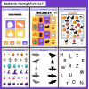 Halloween Karty Pracy – Owca Balbinka