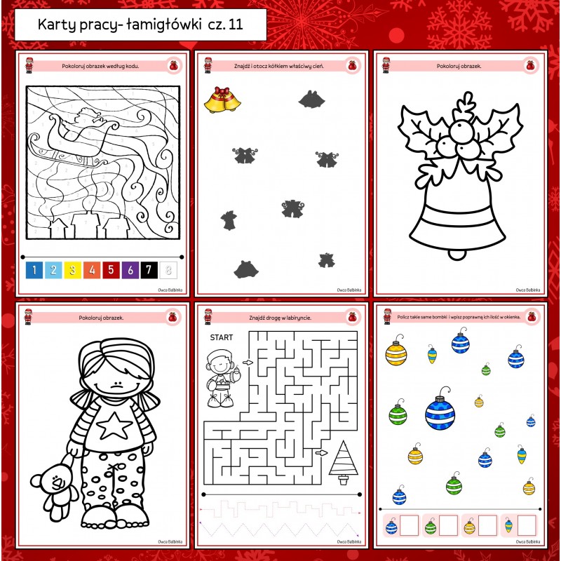 Karty Pracy Mikołajki