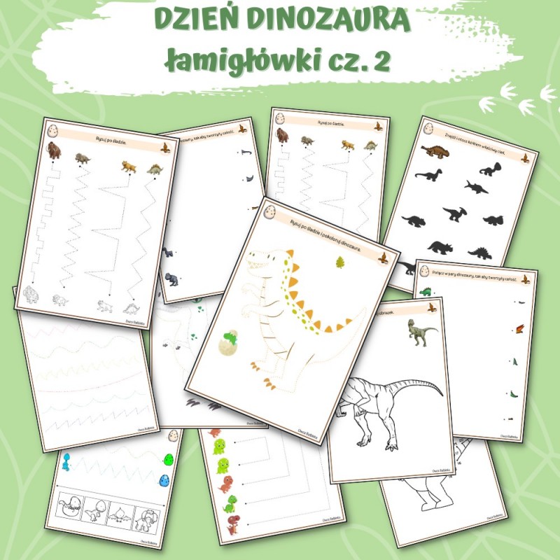 Dinozaury Karty Pracy – Owca Balbinka