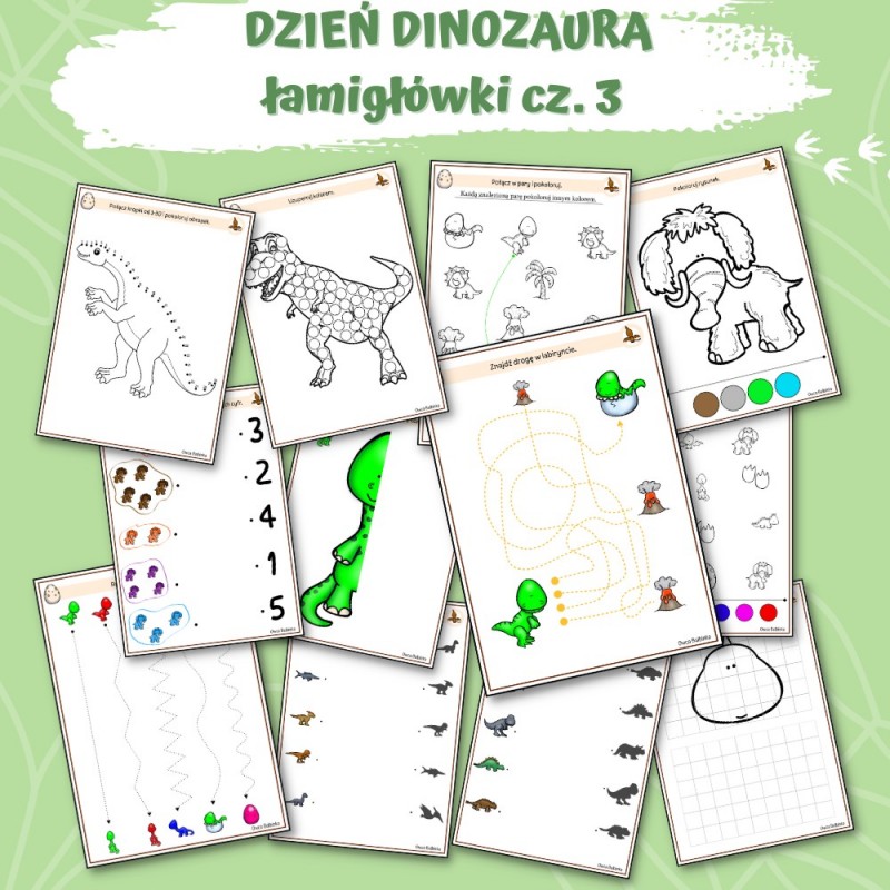 Dinozaury Karty Pracy – Owca Balbinka