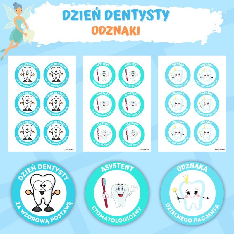 Dzień Dentysty Karty Pracy – Owca Balbinka