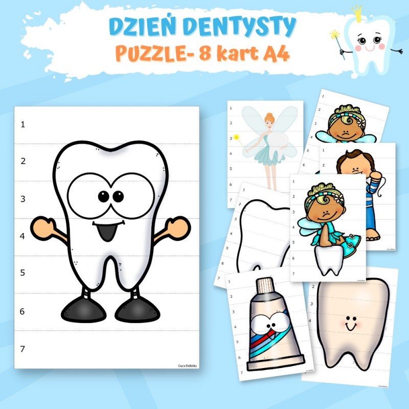 Dzień Dentysty Karty Pracy – Owca Balbinka