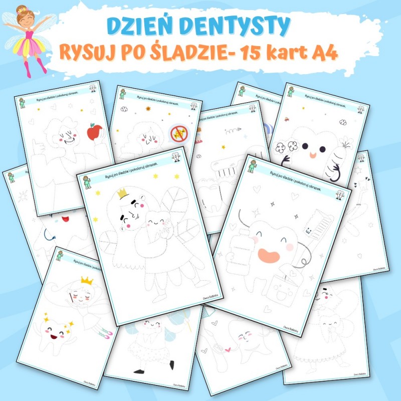Dzień Dentysty Karty Pracy – Owca Balbinka