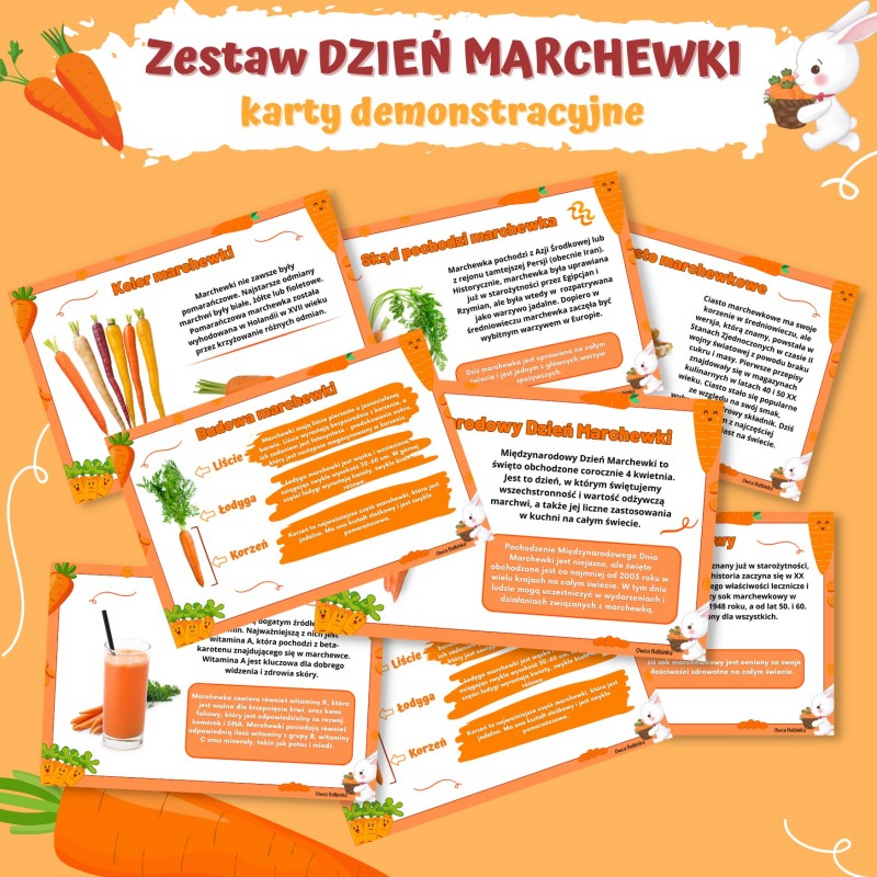 Dzień Marchewki Karty Pracy – Owca Balbinka