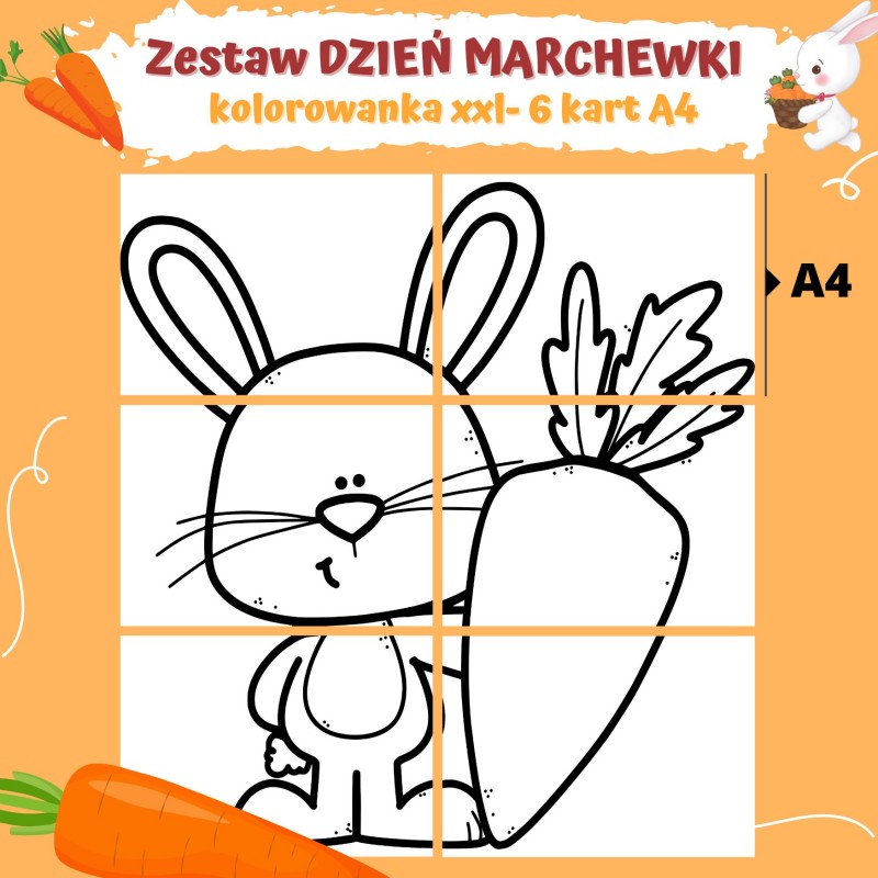 Dzień Marchewki Karty Pracy – Owca Balbinka