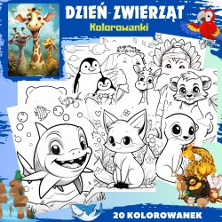 Kolorowanki Na Dzień Zwierząt Do Druku - Owca Balbinka