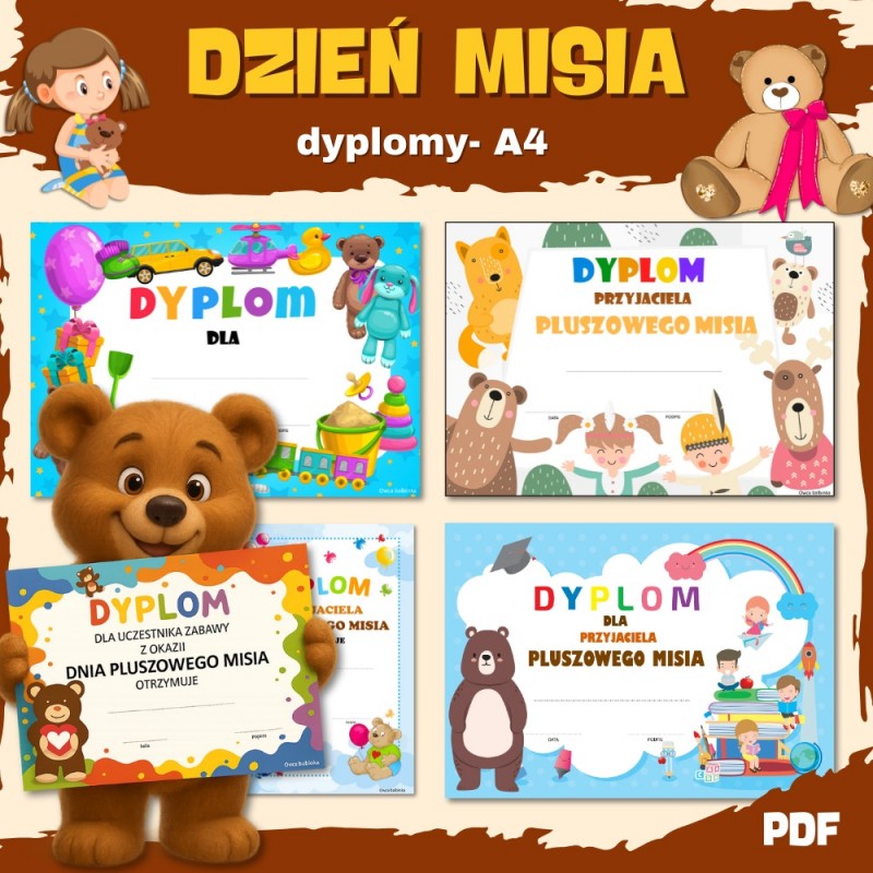 Dzień Misia- Dyplomy
