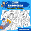 Kolorowanki Na Dzień Listonosza Ze Zwierzętami Do Druku - Owca Balbinka