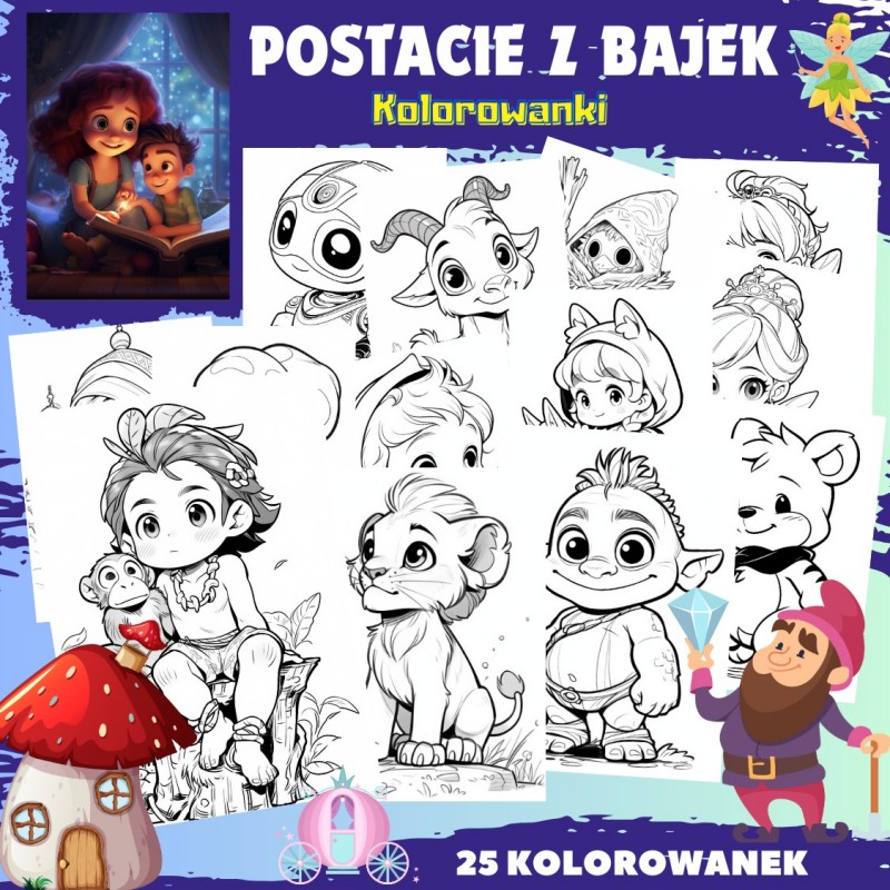 Kolorowanki Na Dzień Postaci Z Bajek do Druku - Owca Balbinka