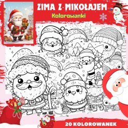 Kolorowanki Mikołajkowe - Owca Balbinka