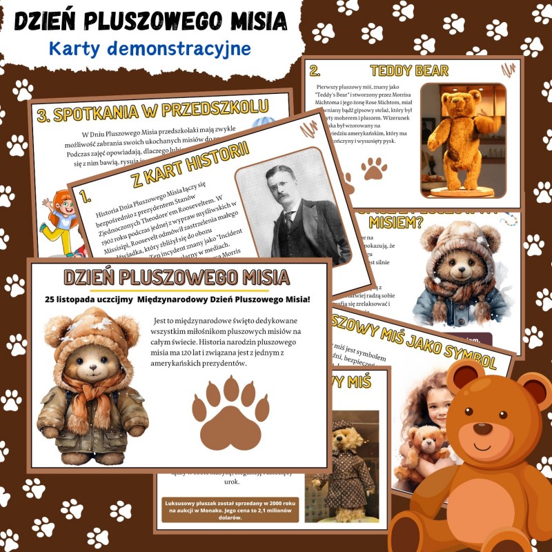 Dzień Pluszowego Misia Karty Pracy - Owca Balbinka