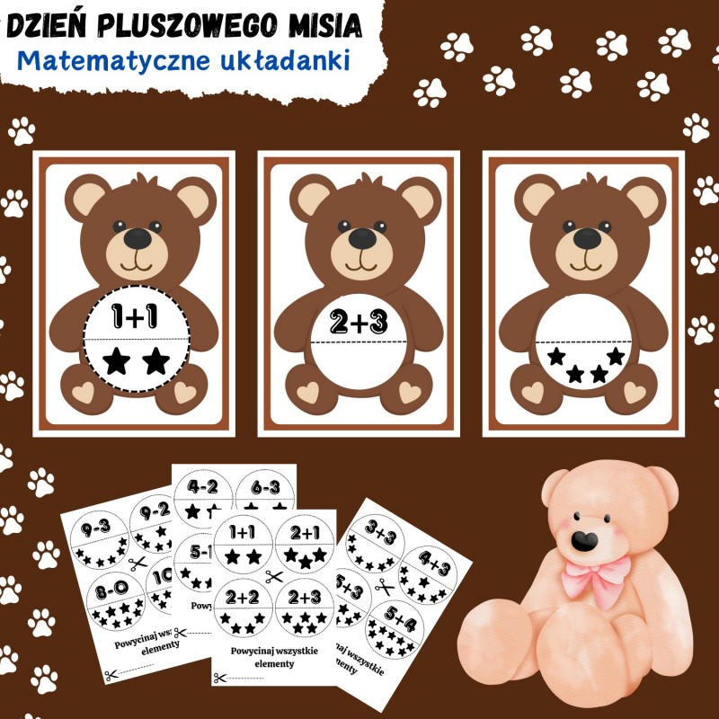 Dzień Pluszowego Misia Karty Pracy - Owca Balbinka