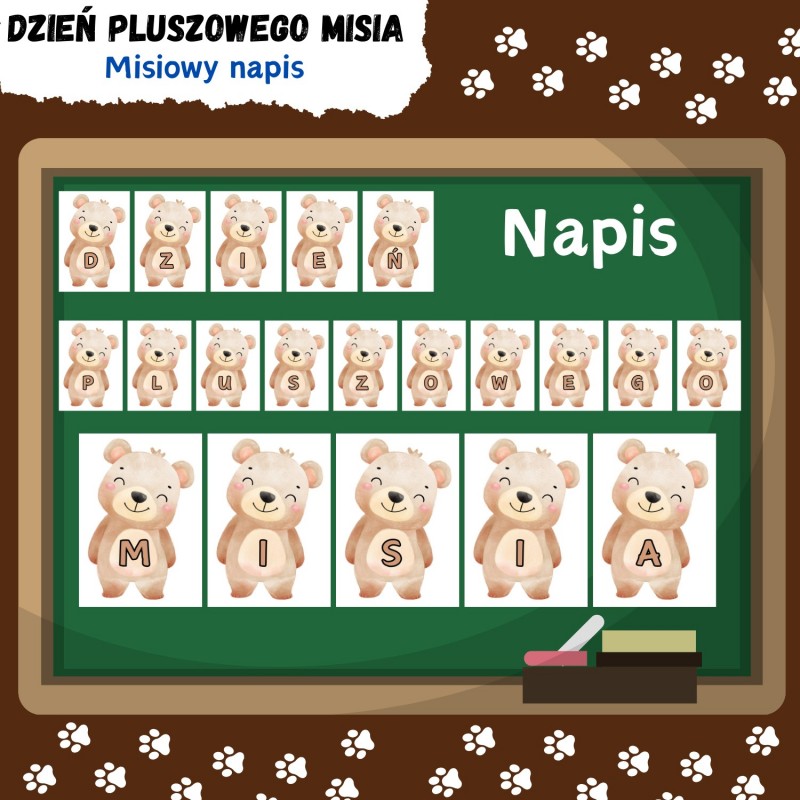 Dzień Pluszowego Misia Karty Pracy - Owca Balbinka